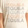 Rock & Roll Tequila Tee -Cavalleria Toscana Store tequila tee natural detail 49T3242 rrcg 54698.1643748423