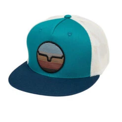 Kimes Ranch The Graduate Trucker Hat -Cavalleria Toscana Store the graduate trucker hat teal hero 842606178963 kimes 20119.1684196149