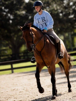 TKEQ TROT Crew Sweatshirt -Cavalleria Toscana Store trot sweatshirt coast riding TKEQ 24302.1688590006