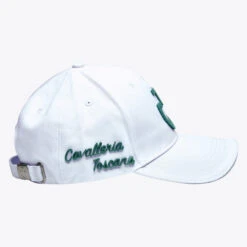 Cavalleria Toscana Tufted Stitch Cap -Cavalleria Toscana Store tuffed stitch cap white green side CPU025 GA025 015L cavalleria toscana 00863.1678573886