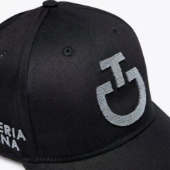 Cavalleria Toscana Tufted Stitch Cap -Cavalleria Toscana Store tufted stitch cap black logo CPU023 GA002 9999 CT 78697.1678573813