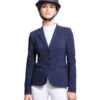 Samshield Victorine Satin Show Jacket -Cavalleria Toscana Store victorine satin jacket navy front 3059 samshield 96381.1638827316
