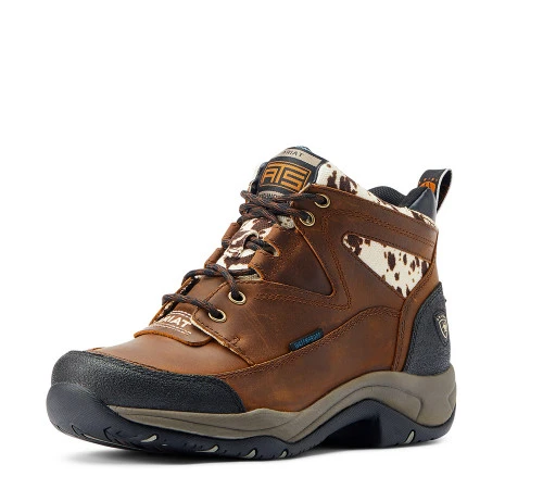 Ariat Terrain Waterproof Boot With Cow Print 4 Ariat Terrain Waterproof Boot With Cow Print - Image 2