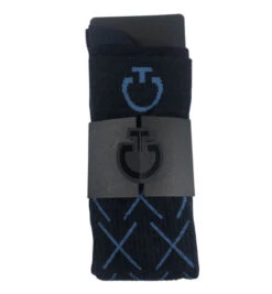 Cavalleria Toscana Logo Wool Socks -Cavalleria Toscana Store wool socks logo navy CZN038 AB038 CT 75690.1671504598
