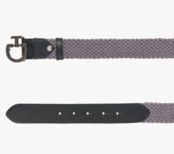 Cavalleria Toscana Woven Fabric Elastic Belt -Cavalleria Toscana Store woven fabric elastic belt grey ends CIN042 PL060 8980 CT 95156.1671319500