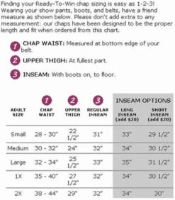 Hobby Horse Youth Split Leather Classic Show Chaps